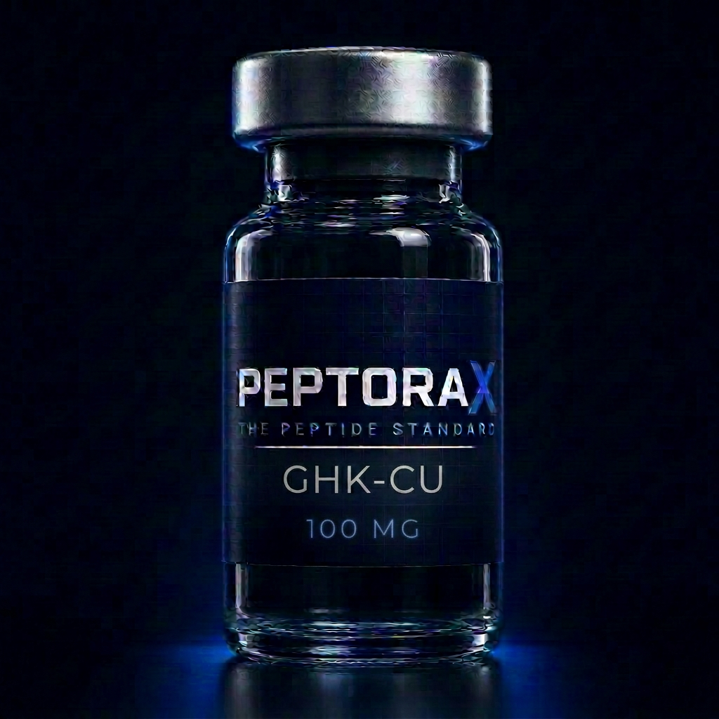 PeptoraX GHK-Cu (100mg) 100mg vial research peptide vial